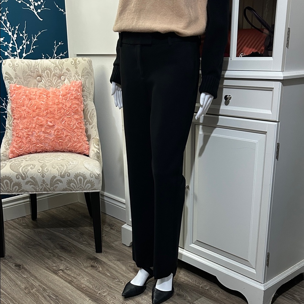 Joe Fresh Classic Black Straight Leg Trousers - Picture 3 of 16